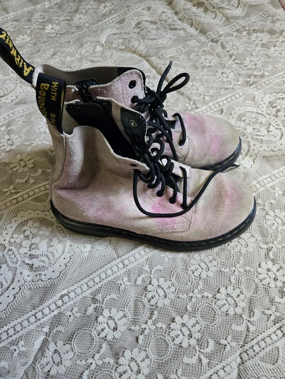 Dr. Martens 1460 Pascal Tie-Dye Suede Boots